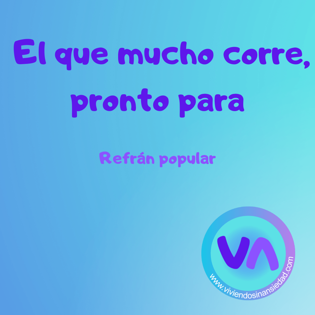 Expectativas. El que mucho corre, pronto para.