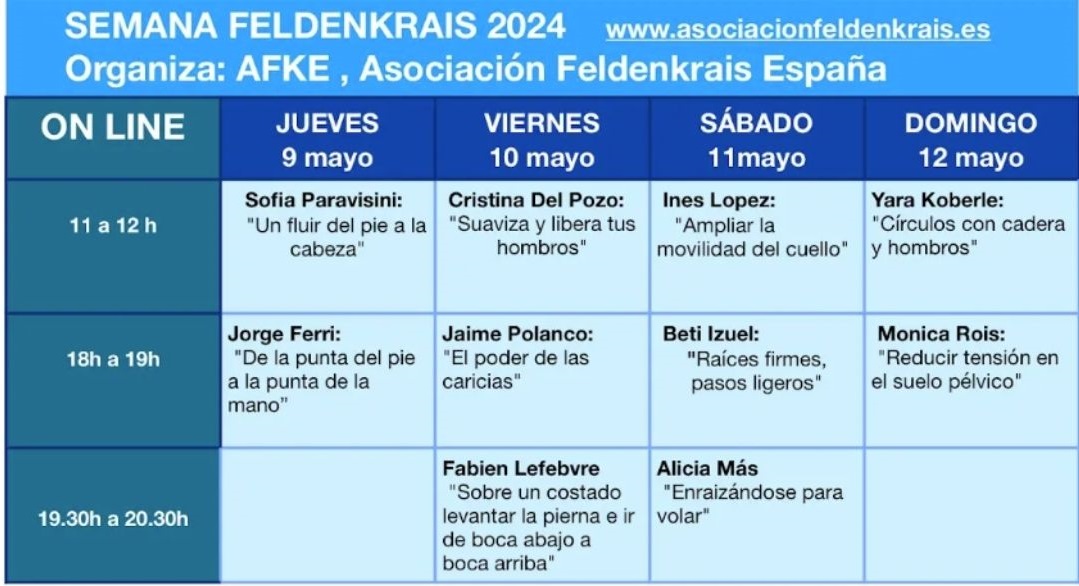 clases gratis mes Feldenkrais 2024